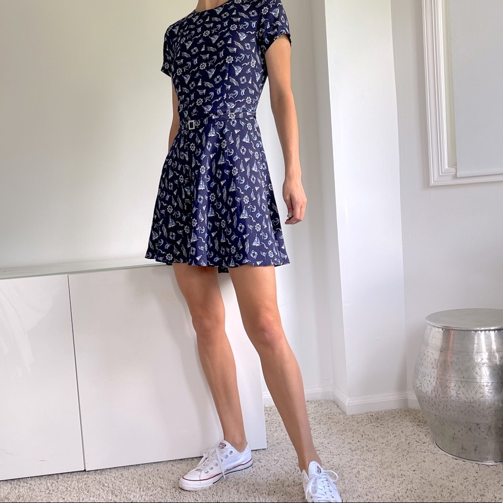 Ralph Lauren polo dress blue navy size 2 .